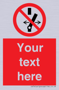 Custom prohibition Do not alter the state of the switch